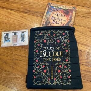 Harry Potter Tales of Beedle the Bard Book, Book Marks, and Book Sleeve Set